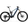 Электровелосипед Merida eOne-Sixty 10K L 2021 (глянцевый синий/матовый черный)
