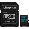 Карта памяти Kingston Canvas Go! SDCG2/64GB microSDXC 64GB (с адаптером)