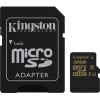 Карта памяти Kingston Gold microSDHC UHS-I (Class 3) U3 32GB + адаптер [SDCG/32GB]
