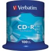 CD-R диск Verbatim 700Mb 52x 43411 (100 шт.)